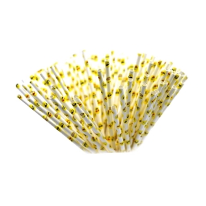 Słomki biodegradowalne papierowe 20cm śr.6 10szt