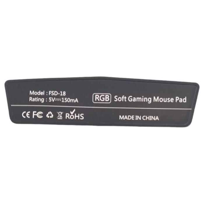 Podkładka gamingowa pod mysz RGB LED USB 35x25cm