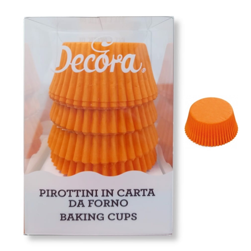 Papilotka muffiny śr.50 h 32 pomarańczowa 75szt