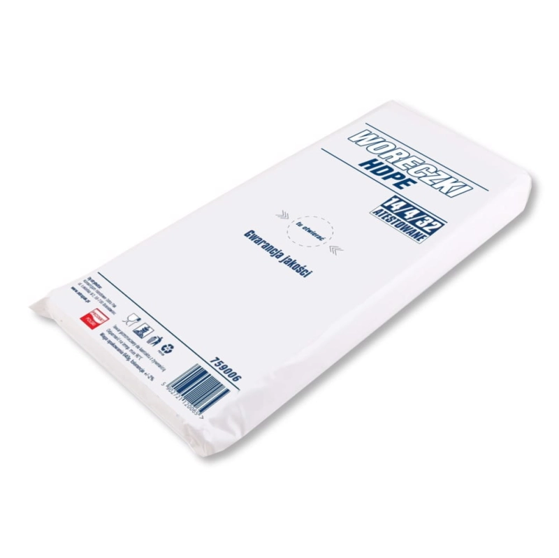 Torebki Woreczki Hdpe 14X32/4 Cm 6 Mic. 800Szt