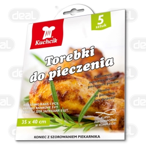 Torebki do pieczenia 35x40cm Kuchcik 5szt