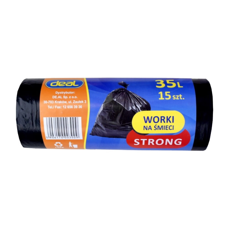 Worki na śmieci 35L strong LD 15szt
