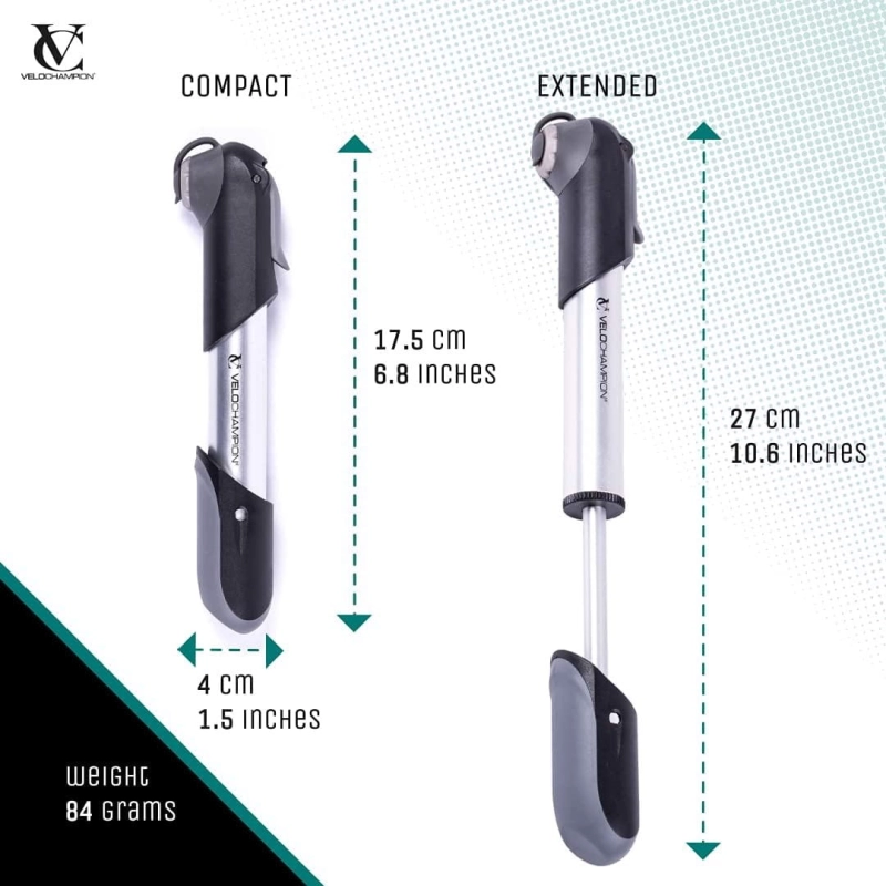 Pompka rowerowa mini do roweru na ramę z uchwytem