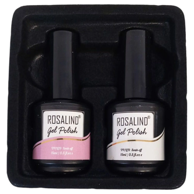 Żelowy lakier do paznokci 15ml 2szt ROSALIND