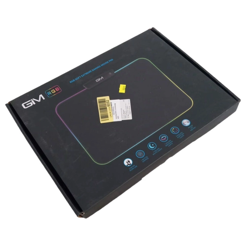 Podkładka gamingowa pod mysz RGB LED USB 35x25cm