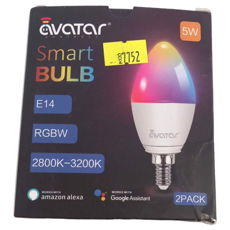 Inteligentne 2 Żarówki Led E14 5W Sieć 2,4Ghz