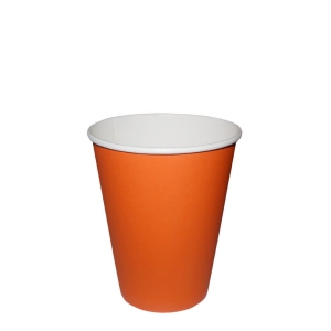 Kubek papierowy 240ml pomarańczowy 50szt $ (opłata SUP)