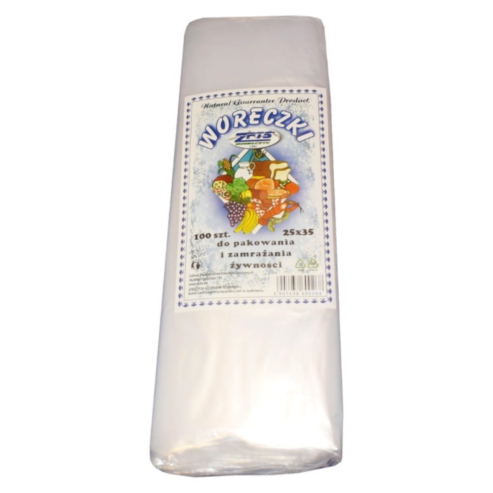 Woreczki do żywności 25x35 20mic 100szt