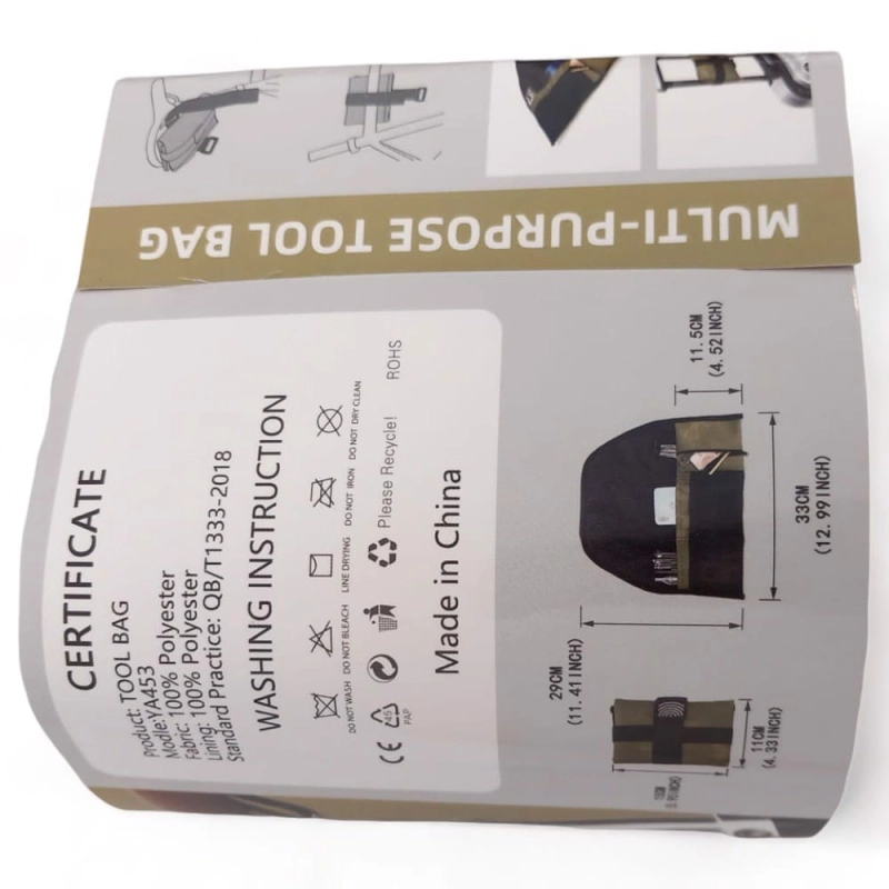 Wodoodporna torba na rower na telefon 7.2 czarna