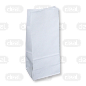 Torba papierowa 36x12/7,5cm biała klockowa 1000szt