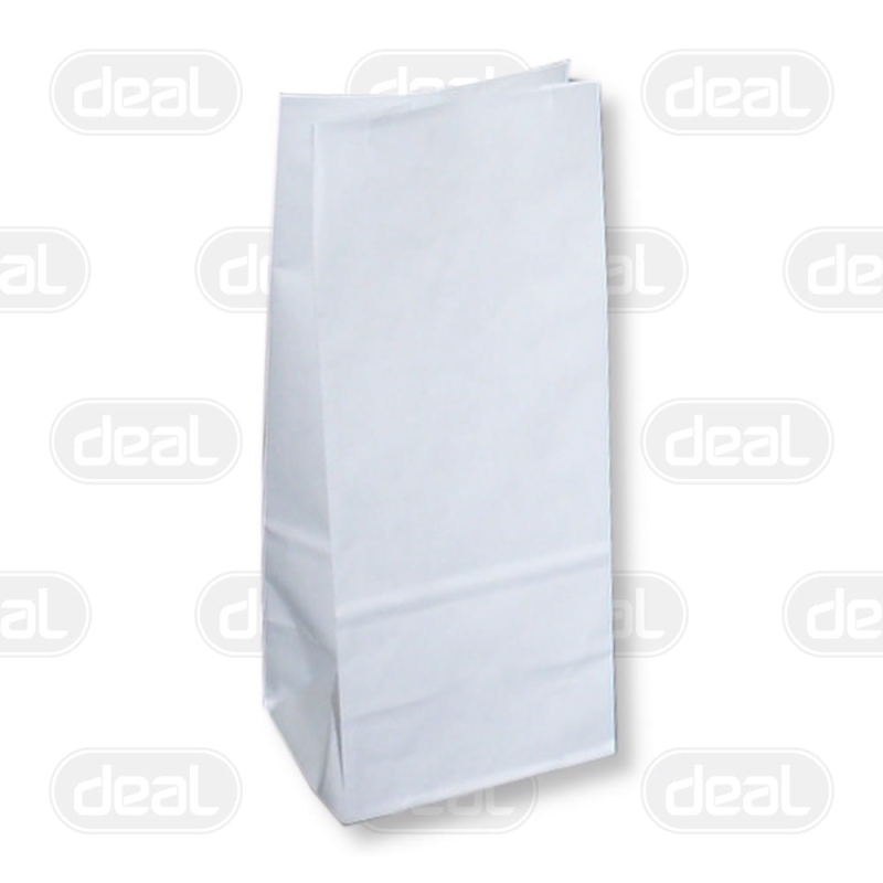 Torba papierowa 36x12/7,5cm biała klockowa 1000szt