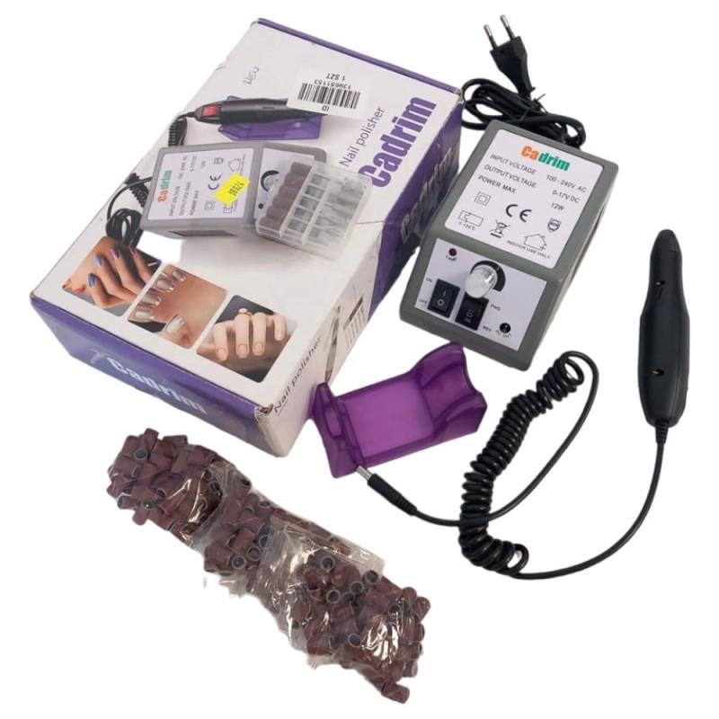 Frezarka do Manicure Cadrim 12W 100-240V AC
