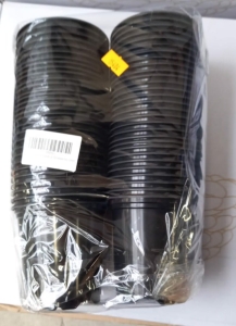 Doniczki z tworzywa sztucznego 60 sztuk 9 cm
