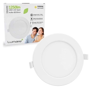 Reflektor Led 18W Wpuszczany Głęb. 26Mm Ip44 3000K