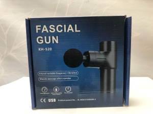 AUELEK Pistolet do masażu KH-520 4 końcówki