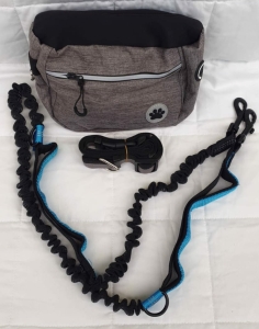 Torba Saszetka Na Pasek Ze Smyczą Jogging Pies