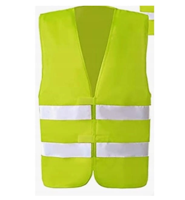 Kamizelka Odblaskowa Ostrzegawcza 4Szt 3Xl Żółta