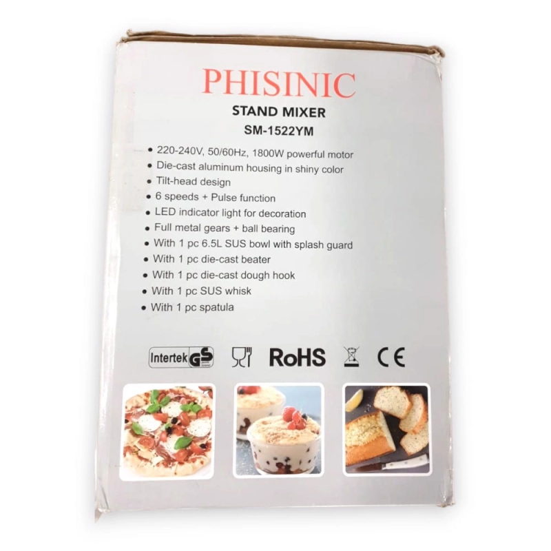 Robot Phisinic Sm-1522Ym Czerwony (Brak Pokrywki)