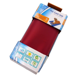 Mata Chłodząca Dla Psów I Kotów 40X50Cm Czerwona