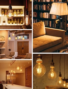 Żarówka LED Okrągła Dekoracyjna Vintage 4W 2szt