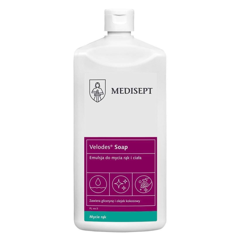 Velodes Soap Emulsja do mycia rąk ciała 500ml 1szt
