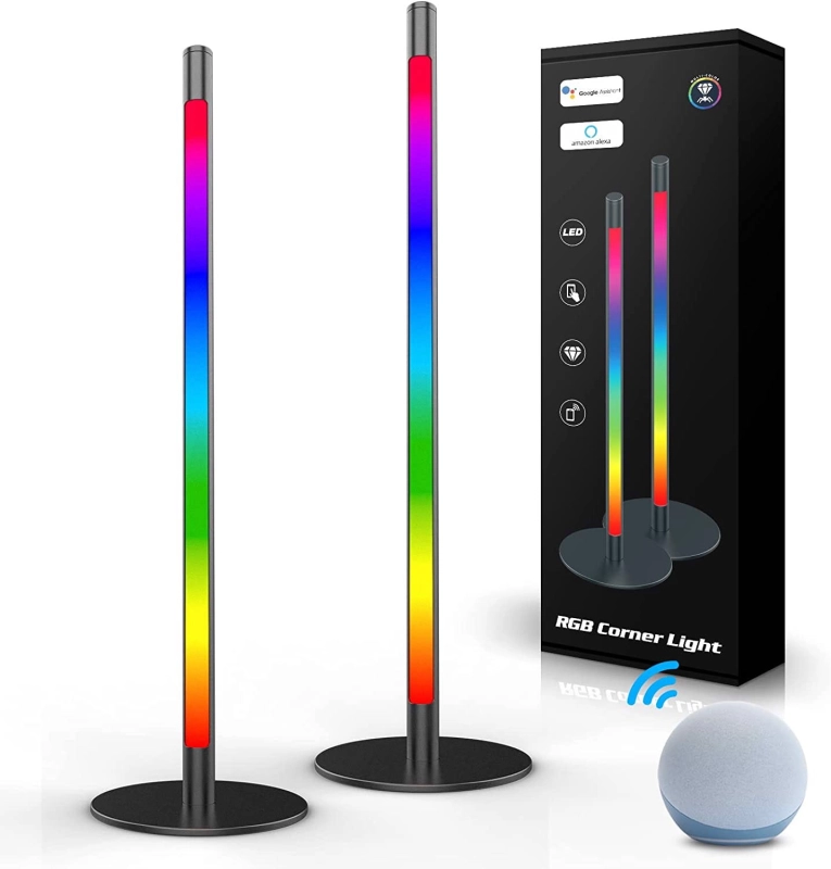 Lampka podłogowa LED RGB 2szt