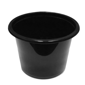 Pojemnik na zupę czarny okrągły 500ml PP 50szt