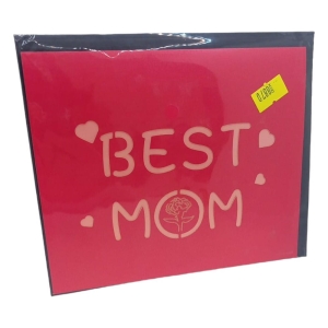Kartka 3D na dzień Mamy Best Mom