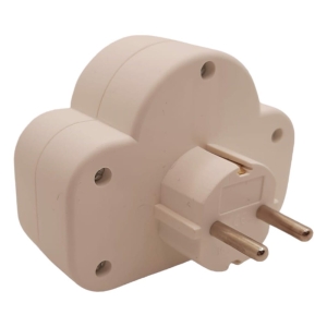 Adapter gniazda z przełącznikiem 250V 16A