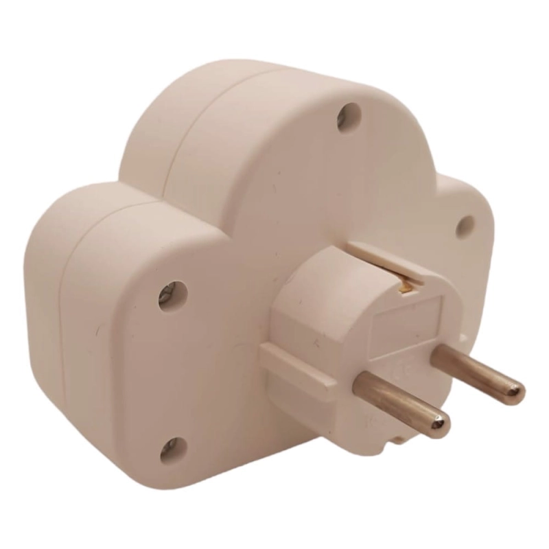 Adapter gniazda z przełącznikiem 250V 16A