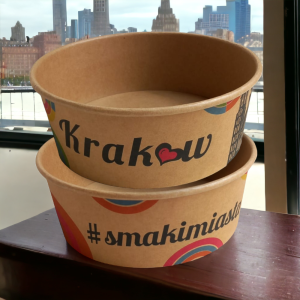 Miska papier Kraft 1300ml 50szt Potcart1300C002 $ (opłata SUP)