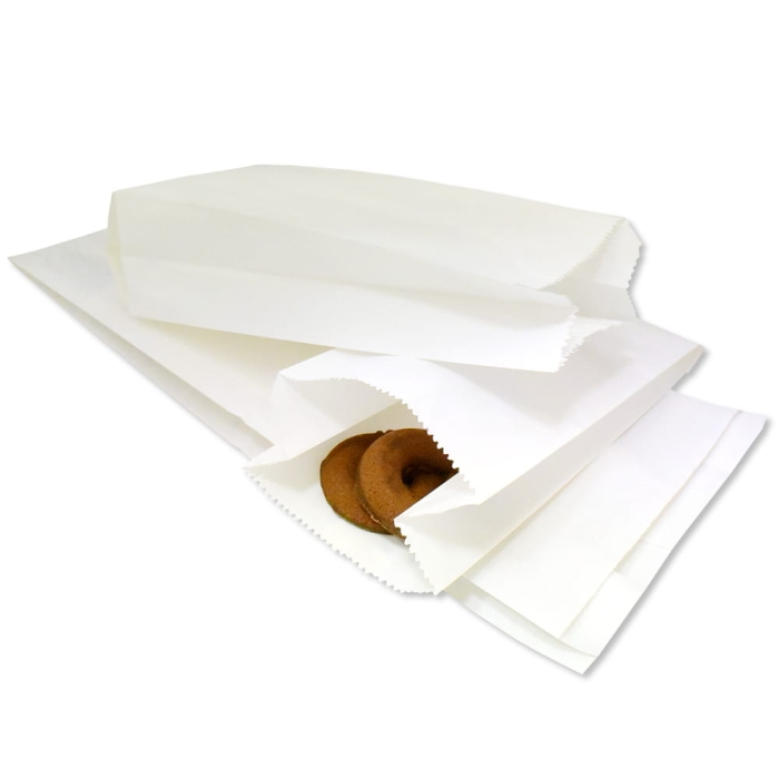 Torebka papierowa 27x11/6 biała 1000szt