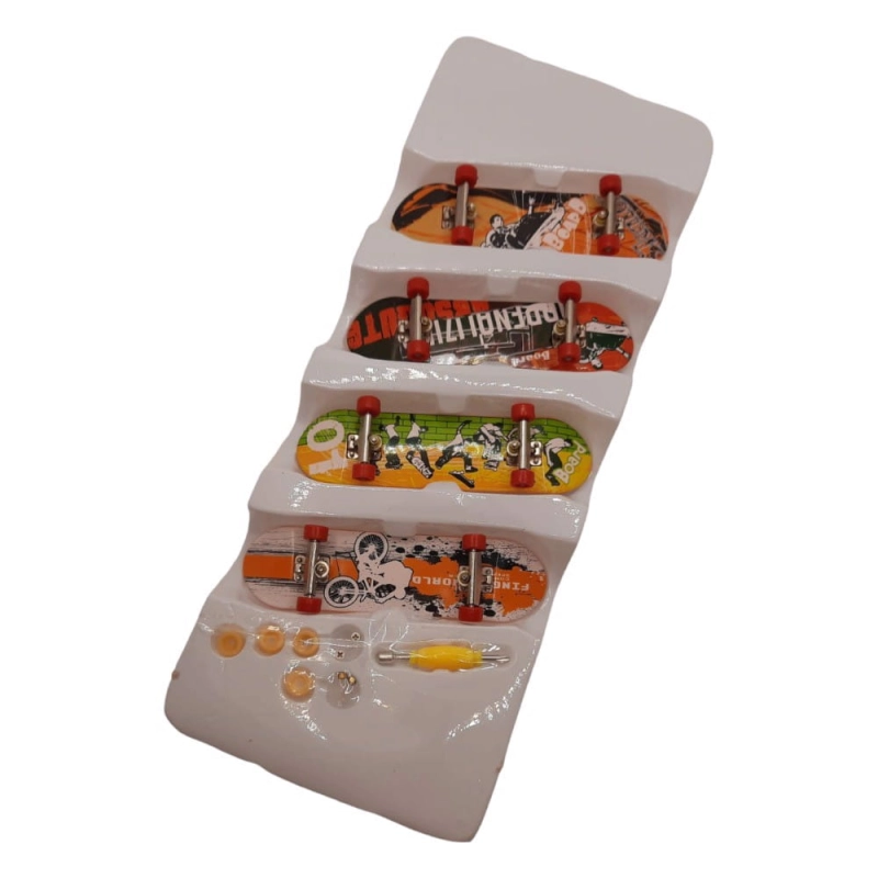 Fingerboard Mini deskorolka zestaw 4 sztuki MOMSIV