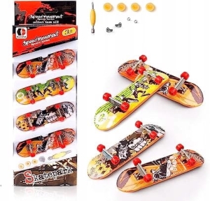 Fingerboard Mini deskorolka zestaw 4 sztuki MOMSIV