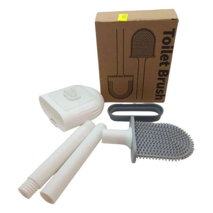 Szczotka do WC silikonowa elastyczna Biała