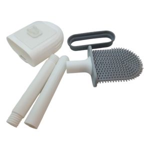 Szczotka do WC silikonowa elastyczna Biała