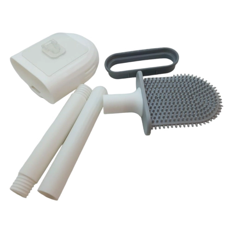 Szczotka do WC silikonowa elastyczna Biała