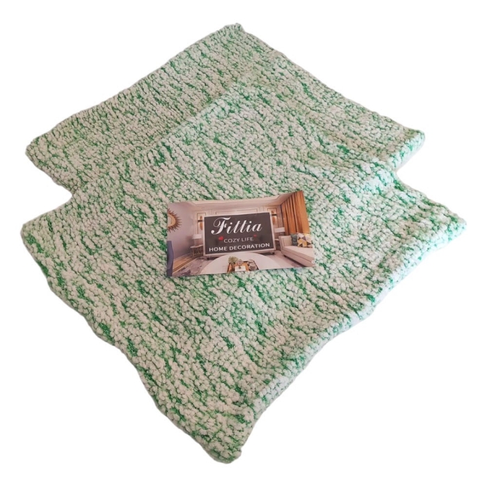 Poszewka ozdobna 45x45cm Zielona 2szt