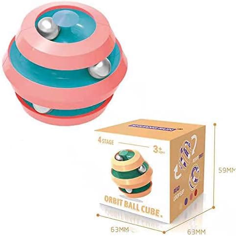 Spinner Gadżet Antystresowy Różowo Zielony