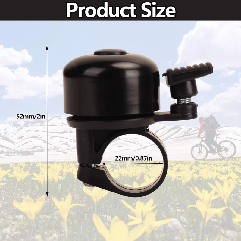 Dzwonek rowerowy Czarny JFmall 2szt
