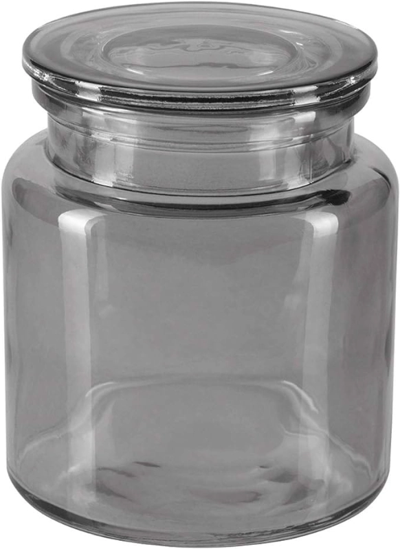 Szklany pojemnik Szary 0,6 L