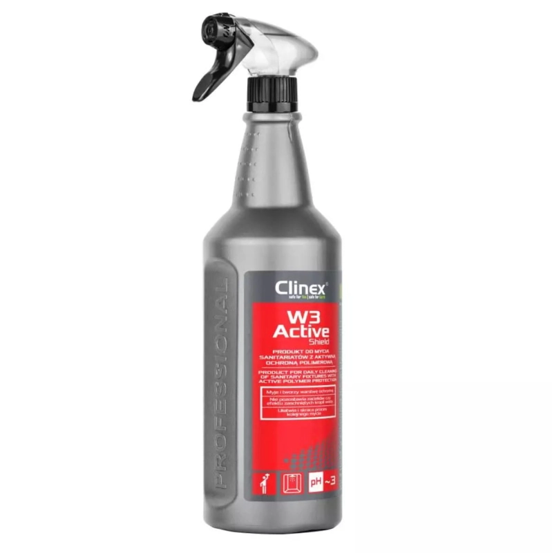 Clinex W3 Active Shield 1L do sanitariatów polimer