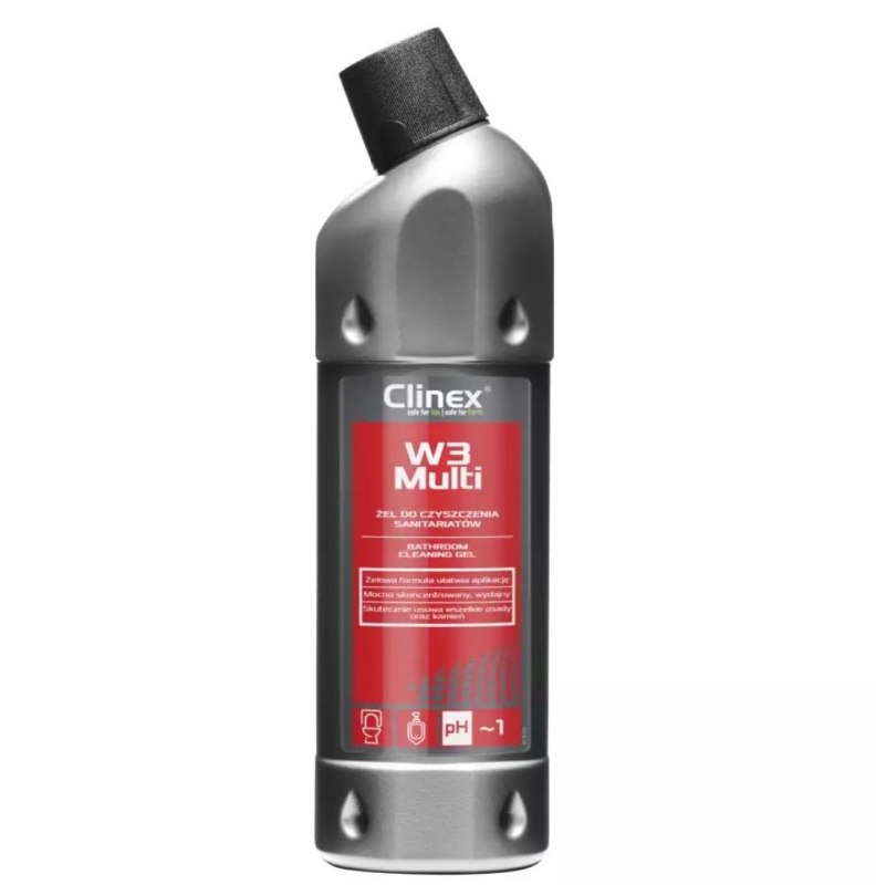 Clinex W3 Multi 1L Żel do czyszczenia sanitariatów