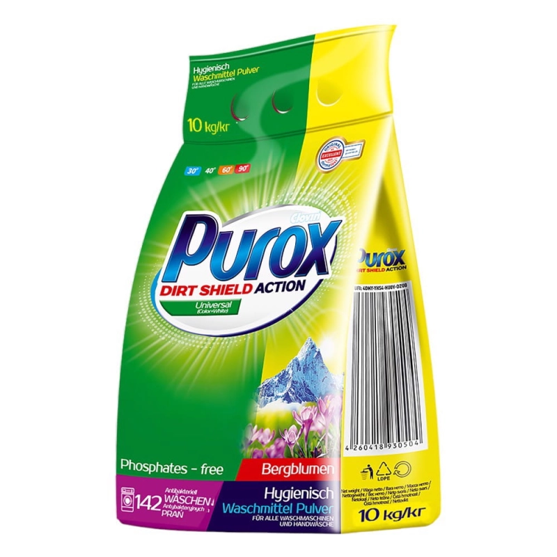 Clovin Proszek do prania Purox Universal 10 kg