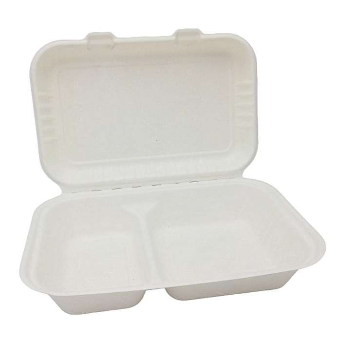 Menu box dwudzielny pulpa 230x156x65mm 125 szt.