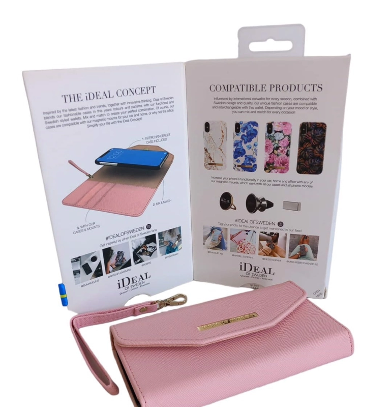 Etui Na Telefon Torebka Kopertówka 15x8 cm Róż