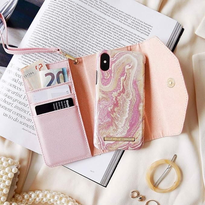 Etui Na Telefon Torebka Kopertówka 15x8 cm Róż