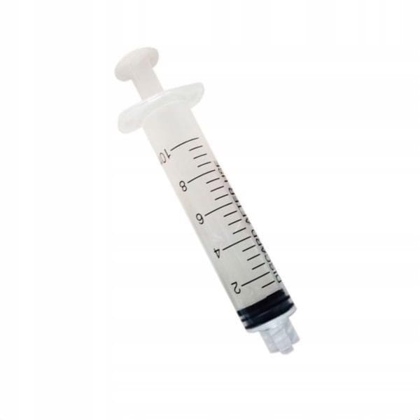 Strzykawka z nakrętką 10 ml 10 sztuk