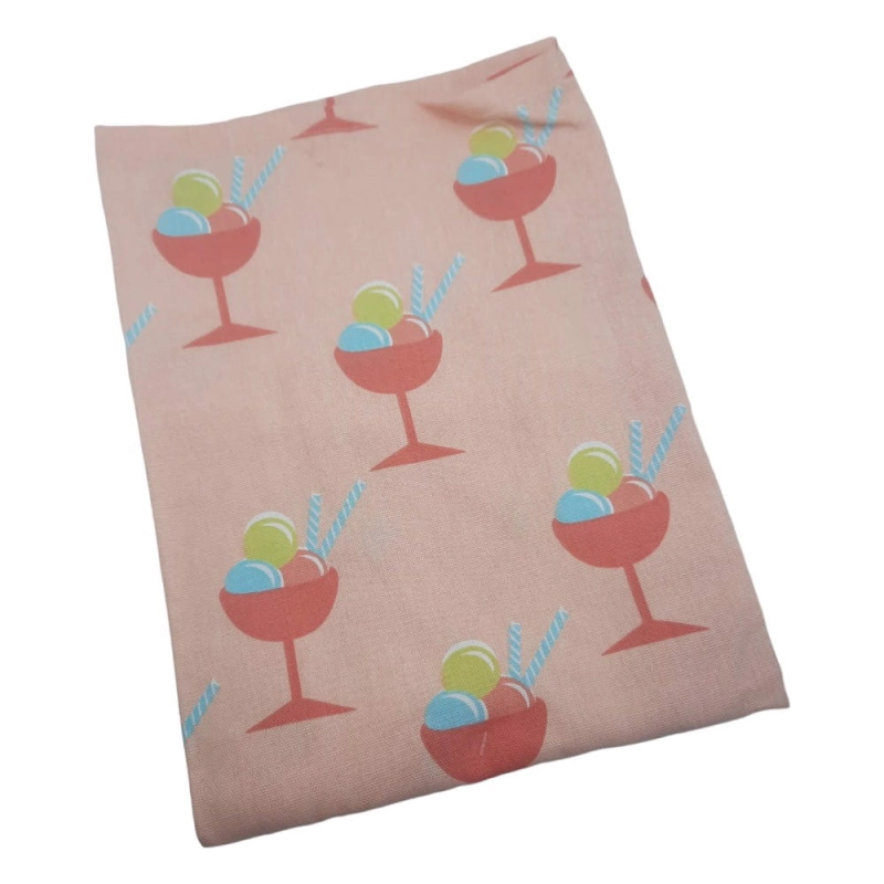 Fartuch Kuchenny Wiązany Bawełna 60x90 Lody