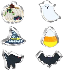 Foremki do ciastek Wykrawacze na Halloween 6szt